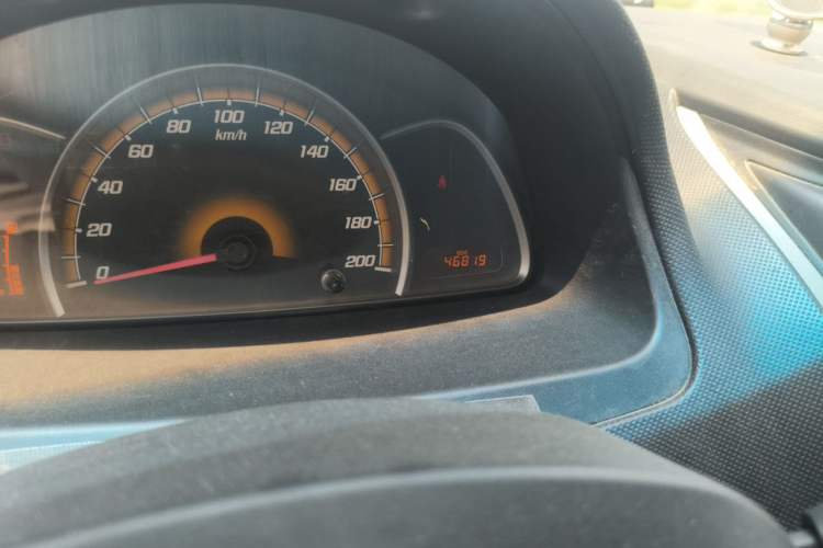 Used Chevrolet Sail 2013 Sedan 1.2L Manual Fashionable Happiness Edition Odometer Close Up