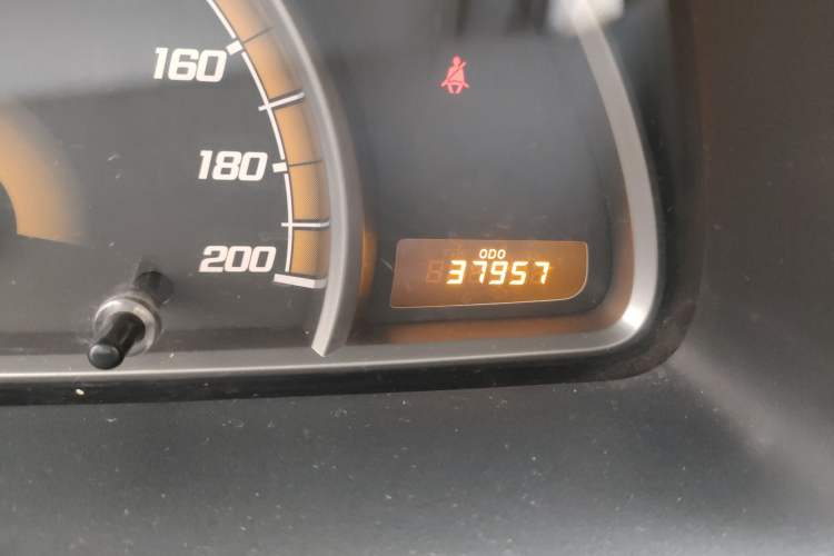 Used Chevrolet Sail 2013 Sedan 1.2L Manual Fashionable Happiness Edition Odometer Close Up