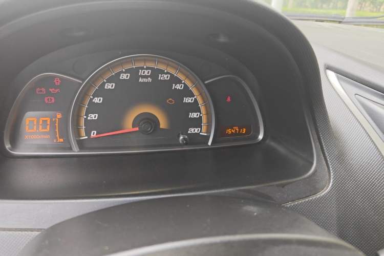 Used Chevrolet Sail 2013 Sedan 1.4L Manual Ideal Happiness Edition Odometer Close Up