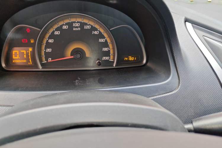 Used Chevrolet Sail 2013 Sedan 1.4L Manual - Youyi Happiness Edition Odometer Close Up