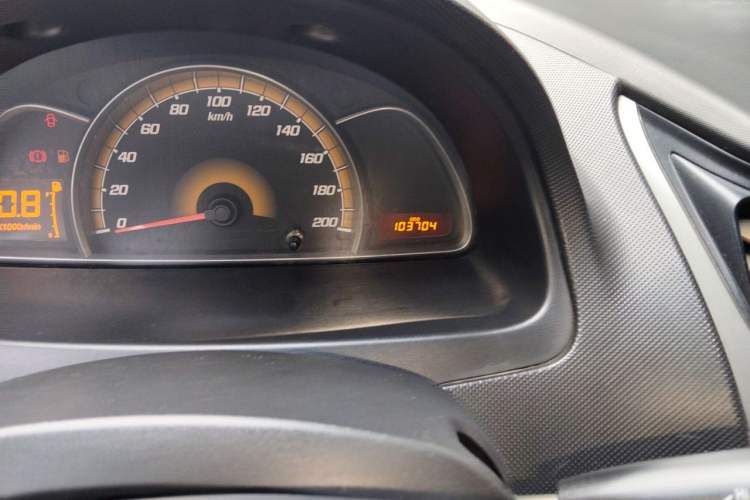 Used Chevrolet Sail 2013 Sedan 1.2L Manual Fashion Edition Odometer Close Up
