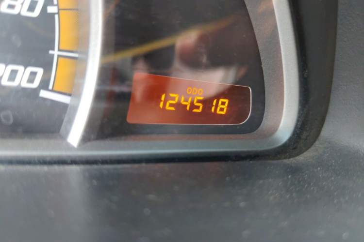 Used Chevrolet Sail 2013 Sedan 1.2L Manual Fashionable Happiness Edition Odometer Close Up