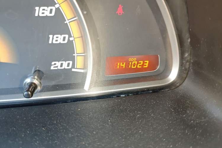 Used Chevrolet Sail 2013 Sedan 1.2L Manual Fashion Edition Odometer Close Up