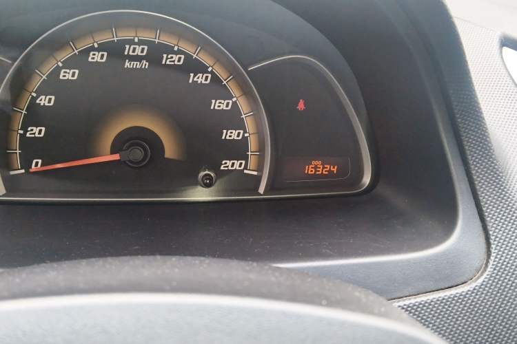 Used Chevrolet Sail 2013 Sedan 1.2L Manual Fashionable Happiness Edition Odometer Close Up