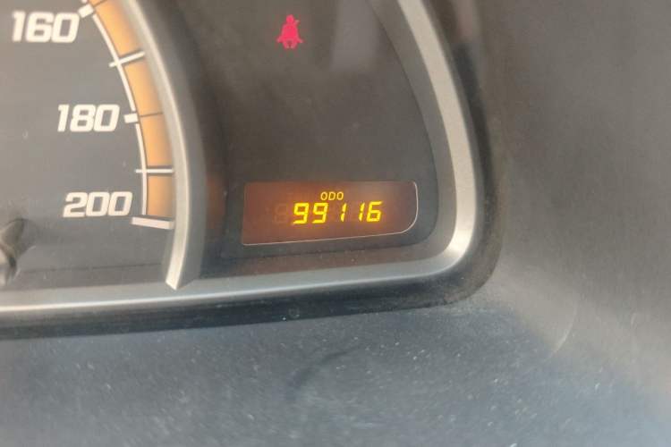 Used Chevrolet Sail 2013 Sedan 1.2L Manual Warm Edition Odometer Close Up