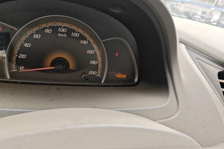 Used Chevrolet Sail  Odometer Close Up