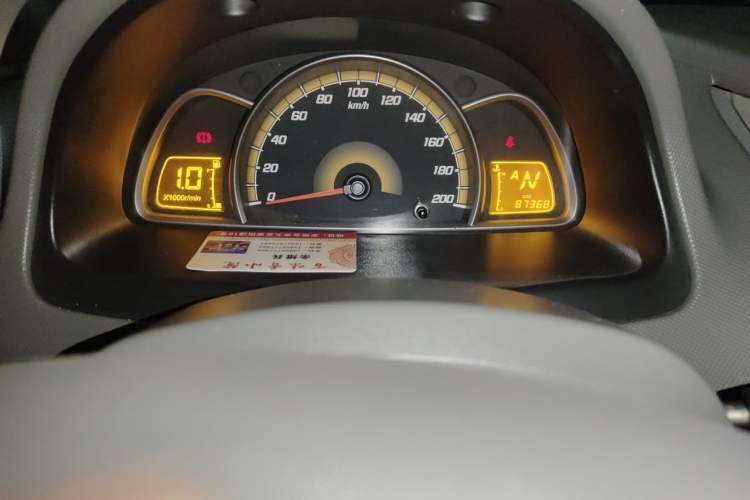 Used Chevrolet Sail 2013 Hatchback 1.2L AMT Ideal Edition Odometer Close Up