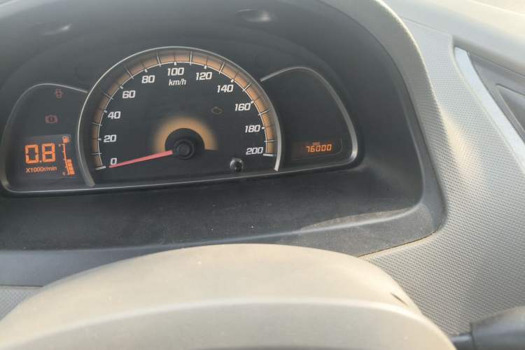 Used Chevrolet Sail 2013 Sedan 1.2L Manual Fashion Edition Odometer Close Up