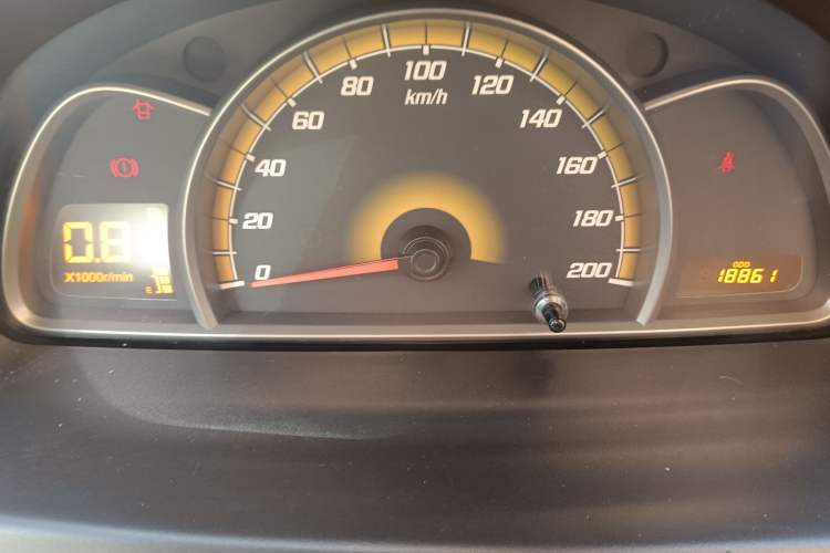 Used Chevrolet Sail 2013 Sedan 1.4L Manual - Youyi Happiness Edition Odometer Close Up