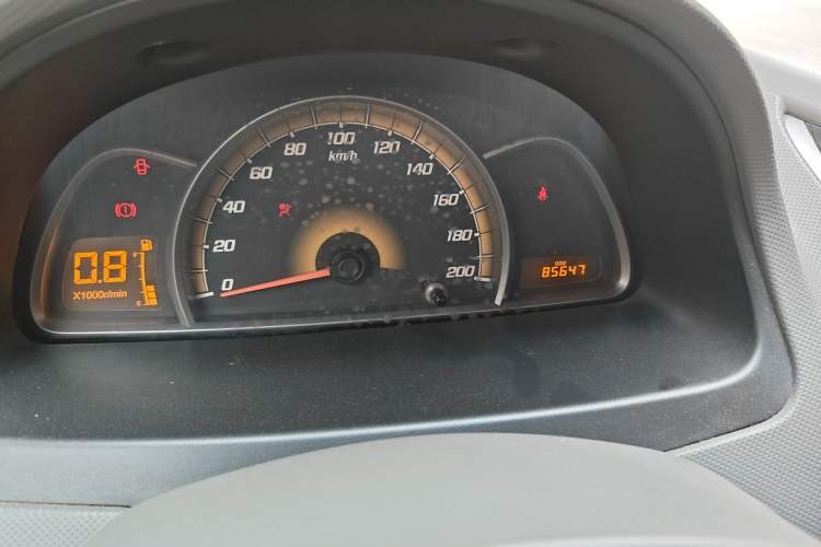 Used Chevrolet Sail 2013 Sedan 1.2L Manual Fashion Edition Odometer Close Up