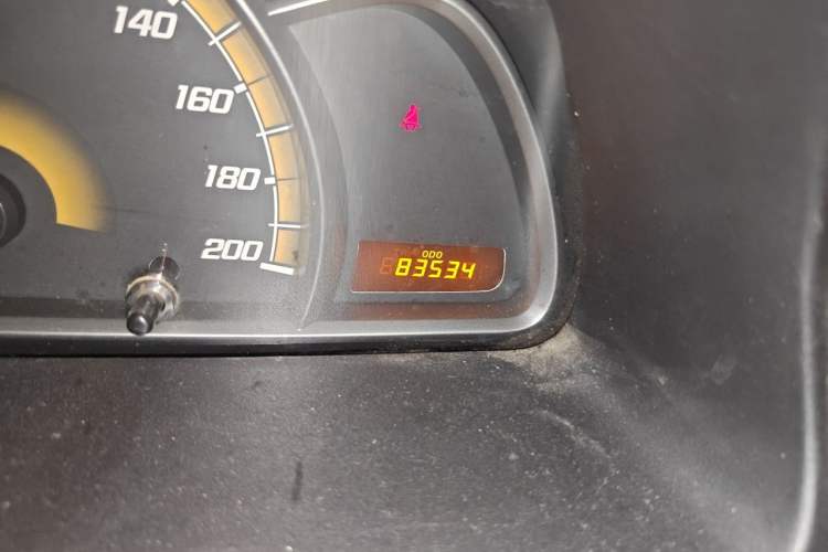 Used Chevrolet Sail 2013 Sedan 1.4L Manual Ideal Edition Odometer Close Up
