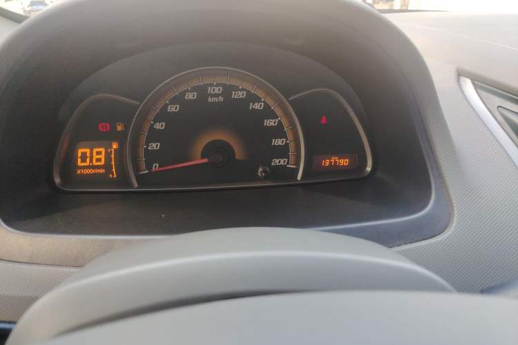 Used Chevrolet Sail 2013 Sedan 1.2L Manual Warm Edition Odometer Close Up