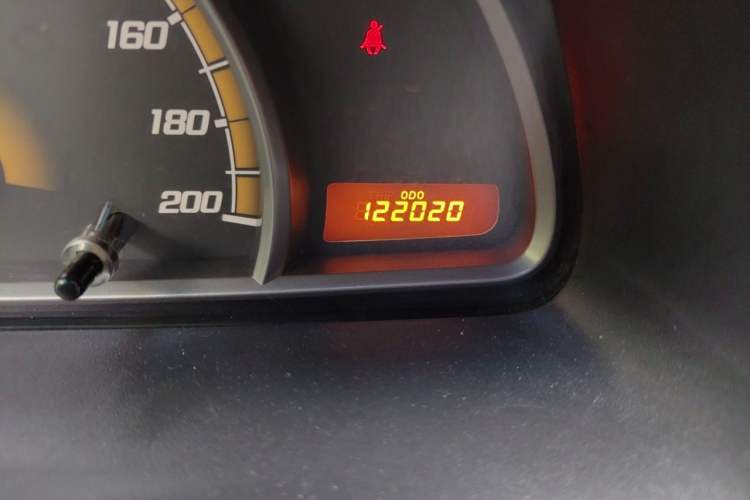 Used Chevrolet Sail 2013 Hatchback 1.4L Manual Enjoyment Edition Odometer Close Up