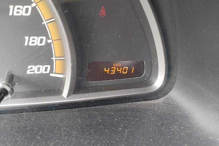Used Chevrolet Sail 2013 Sedan 1.4L Manual - Youyi Happiness Edition Odometer Close Up