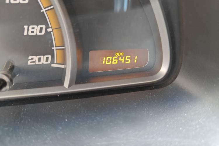 Used Chevrolet Sail 2013 Sedan 1.2L Manual Fashion Edition Odometer Close Up