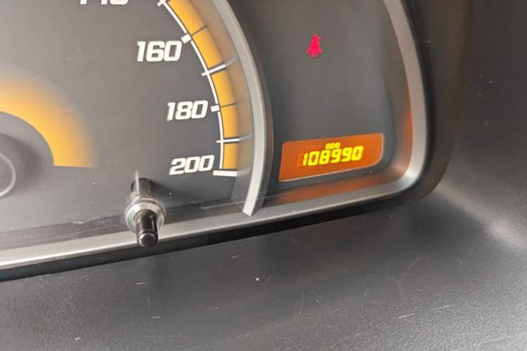 Used Chevrolet Sail 2013 Hatchback 1.4L Manual Enjoyment Edition Odometer Close Up