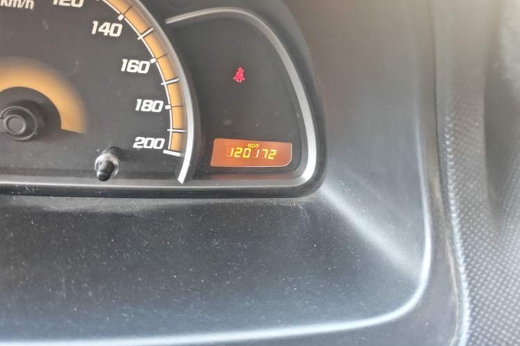 Used Chevrolet Sail 2013 Sedan 1.2L Manual Fashionable Happiness Edition Odometer Close Up