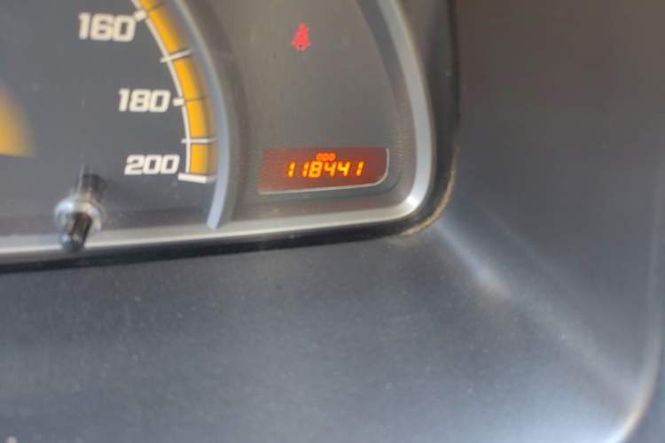 Used Chevrolet Sail 2013 Sedan 1.4L Manual - Youyi Happiness Edition Odometer Close Up
