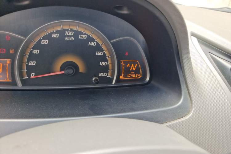 Used Chevrolet Sail 2013 Sedan 1.2L AMT Ideal Edition Odometer Close Up