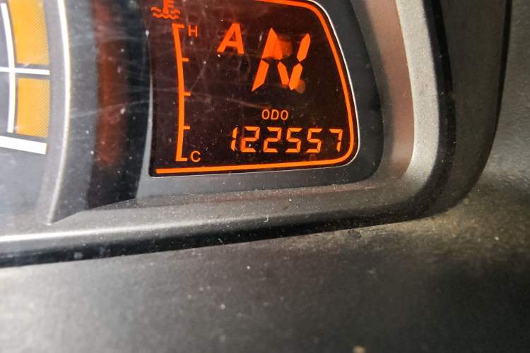 Used Chevrolet Sail 2013 Hatchback 1.2L AMT Ideal Edition Odometer Close Up
