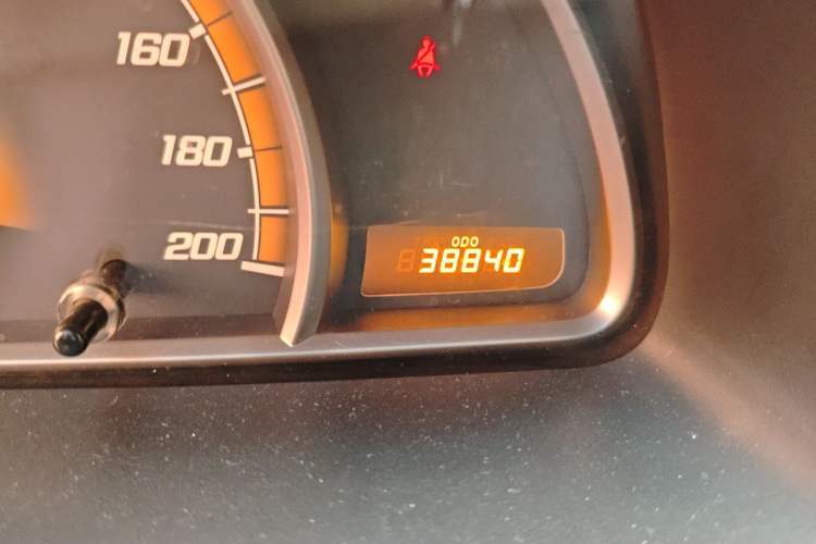 Used Chevrolet Sail 2013 Sedan 1.4L Manual Ideal Edition Odometer Close Up
