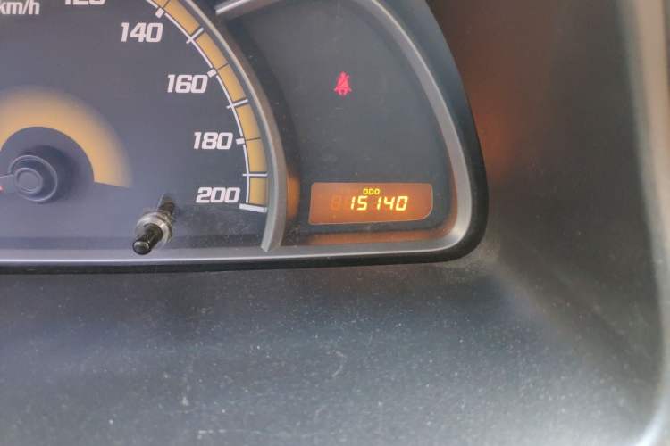Used Chevrolet Sail 2013 Sedan 1.4L Manual Ideal Edition Odometer Close Up