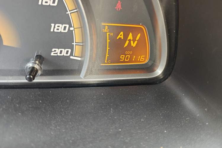 Used Chevrolet Sail 2013 Sedan 1.4L AMT Enjoy Edition Odometer Close Up