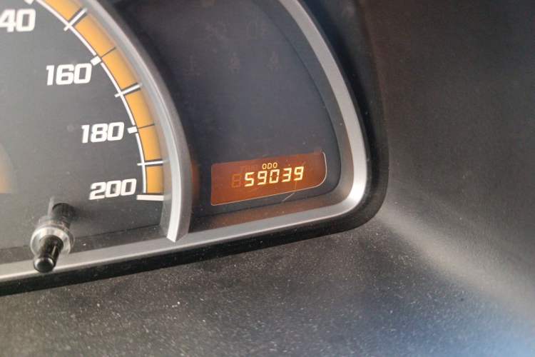 Used Chevrolet Sail 2013 Sedan 1.2L Manual Fashionable Happiness Edition Odometer Close Up
