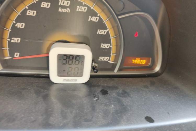 Used Chevrolet Sail 2013 Sedan 1.2L Manual Fashion Edition Odometer Close Up