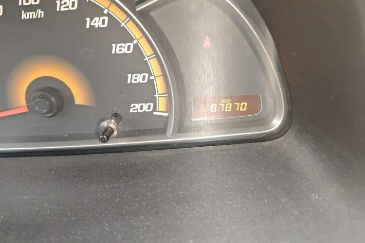 Used Chevrolet Sail 2013 Sedan 1.2L Manual Fashionable Happiness Edition Odometer Close Up