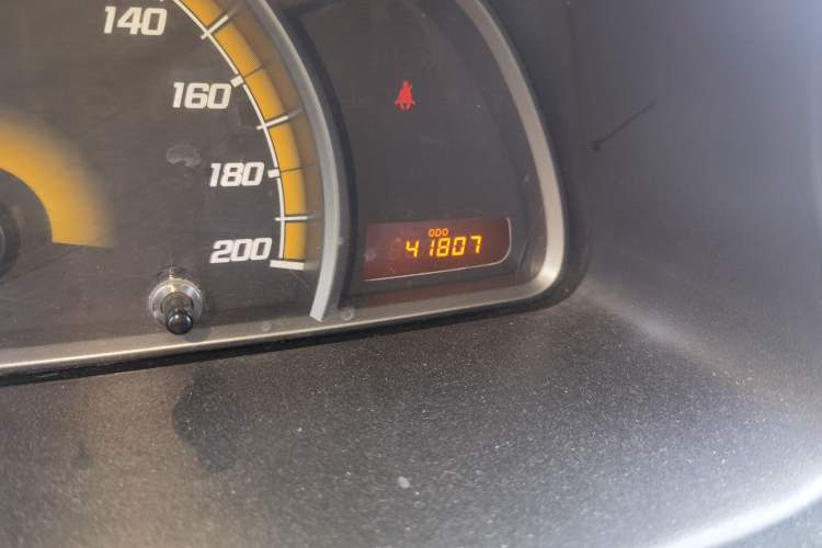 Used Chevrolet Sail 2013 Sedan 1.2L Manual Warm Edition Odometer Close Up