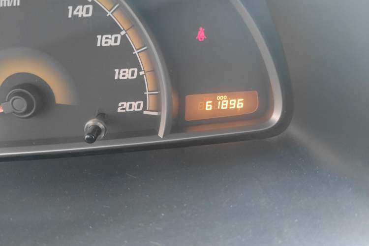 Used Chevrolet Sail 2013 Sedan 1.4L Manual Ideal Happiness Edition Odometer Close Up