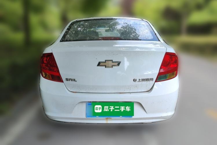 Used Chevrolet Sail 2013 Sedan 1.2L Manual Fashionable Happiness Edition Rear