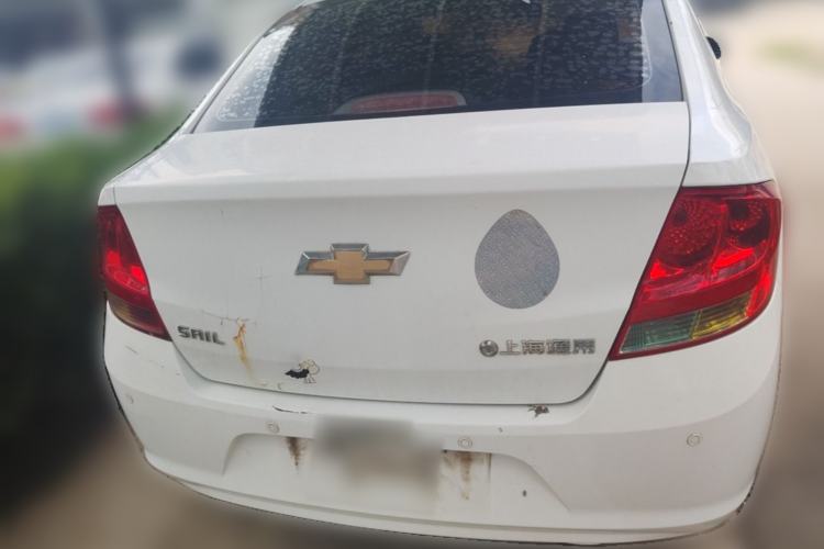 Used Chevrolet Sail 2013 Sedan 1.4L Manual Happiness Edition II Rear
