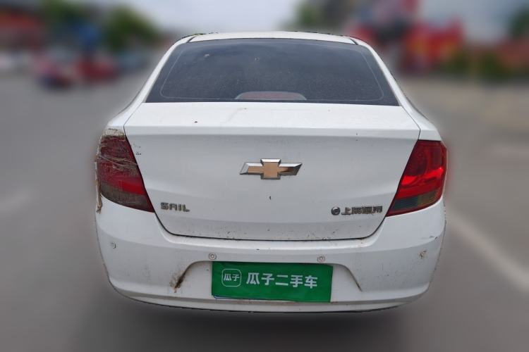 Used Chevrolet Sail 2013 Hatchback 1.2L Manual Warm Edition Rear