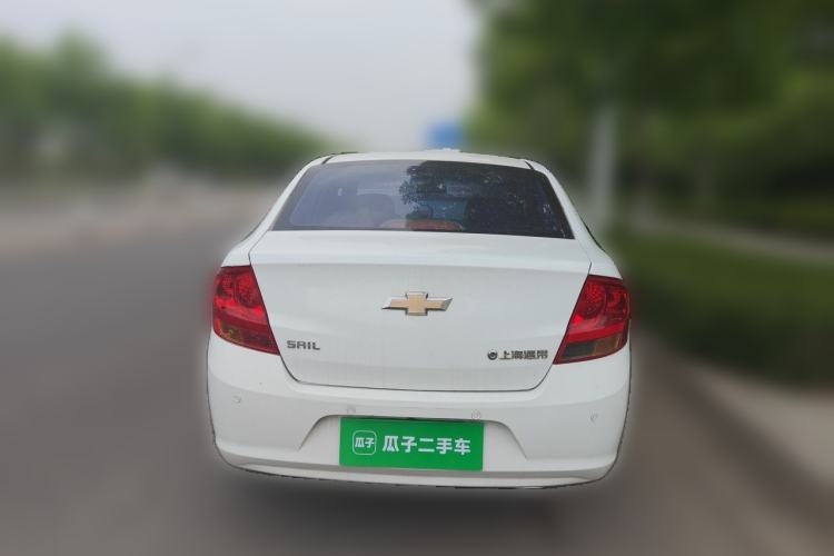 Used Chevrolet Sail 2013 Sedan 1.4L Manual Ideal Happiness Edition Rear
