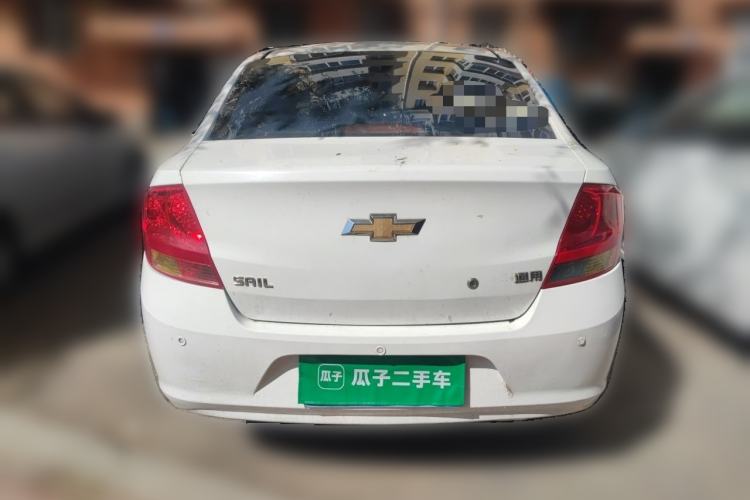 Used Chevrolet Sail 2013 Sedan 1.4L Manual Ideal Happiness Edition Rear