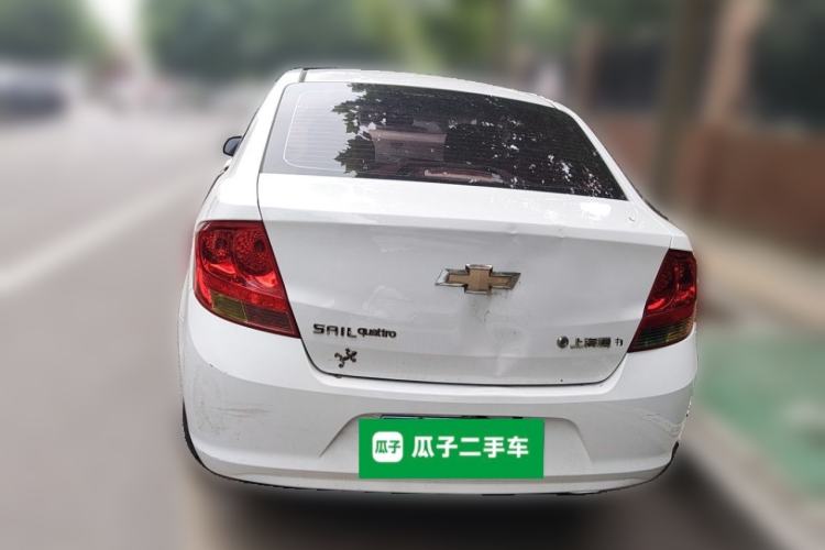 Used Chevrolet Sail 2013 Sedan 1.2L Manual Fashion Edition Rear
