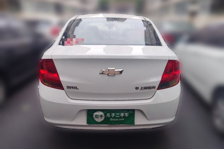 Used Chevrolet Sail 2013 Sedan 1.4L Manual Ideal Happiness Edition Rear