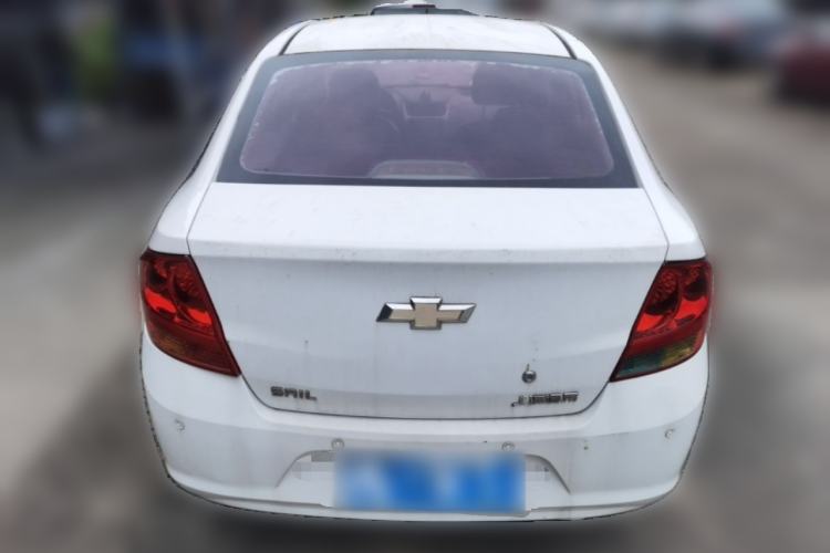 Used Chevrolet Sail 2013 Sedan 1.4L Manual Ideal Happiness Edition Rear