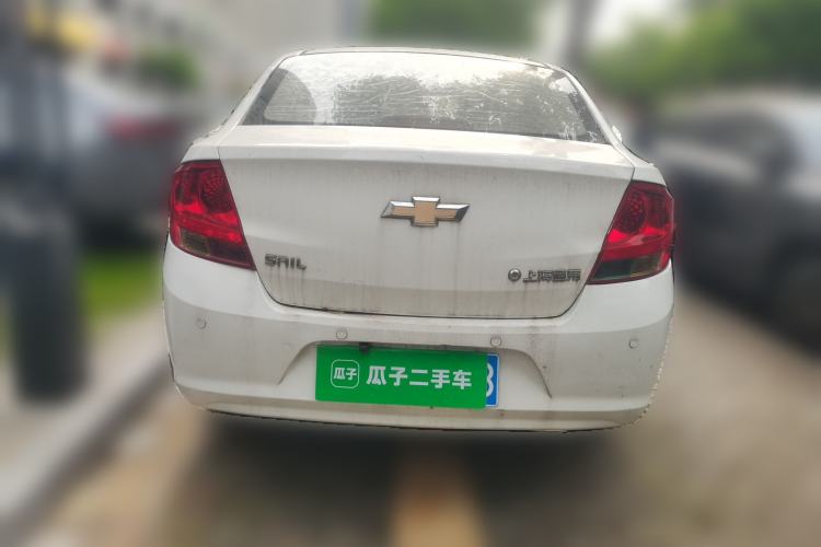 Used Chevrolet Sail 2013 Sedan 1.2L Manual Fashionable Happiness Edition Rear