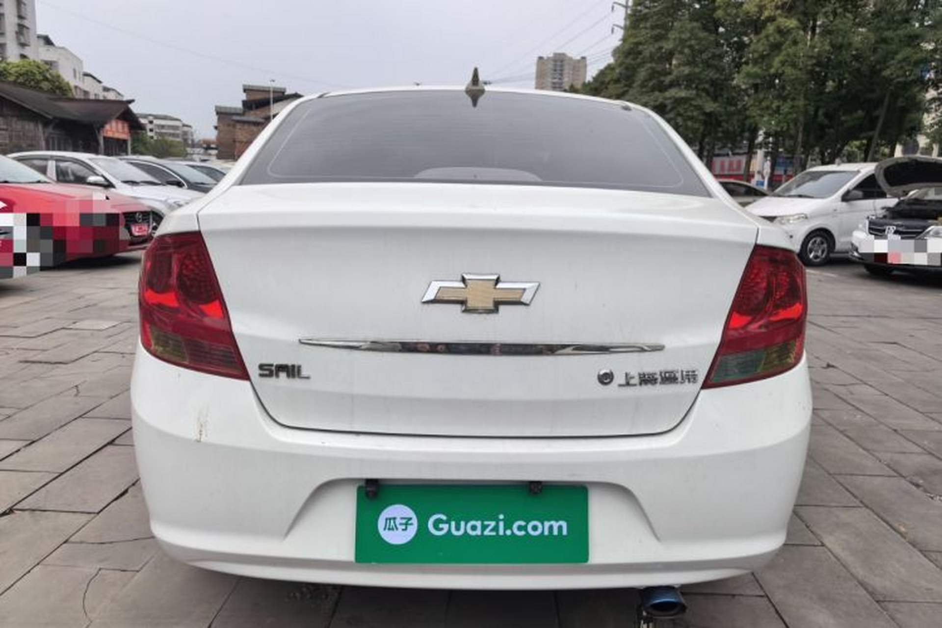 Used Chevrolet Sail 2013 Sedan 1.2L Manual Fashionable Happiness Edition Rear