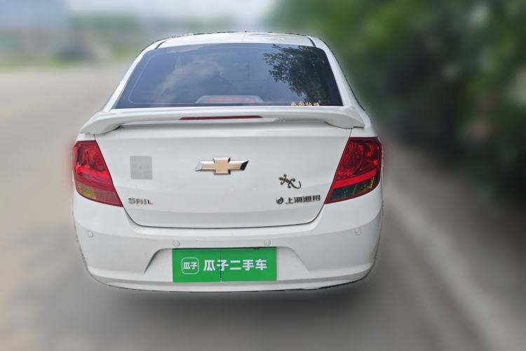 Used Chevrolet Sail 2013 Sedan 1.4L Manual Ideal Happiness Edition Rear