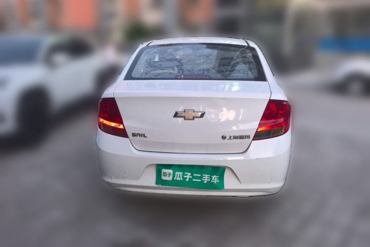 Used Chevrolet Sail 2013 Sedan 1.2L Manual Fashionable Happiness Edition Rear