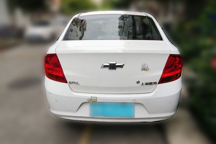 Used Chevrolet Sail 2013 Sedan 1.4L AMT Enjoy Edition Rear
