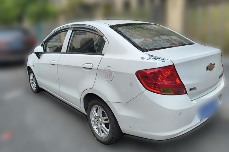 Used Chevrolet Sail 2013 Sedan 1.4L Manual - Youyi Happiness Edition Rear Left 45 Deg