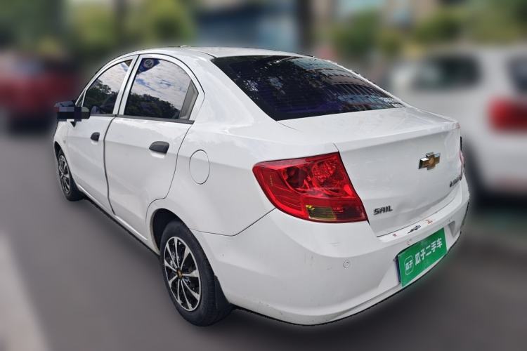 Used Chevrolet Sail 2013 Sedan 1.2L AMT Ideal Edition Rear Left 45 Deg