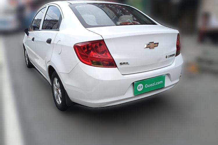 Used Chevrolet Sail 2013 Sedan 1.2L Manual Fashion Edition Rear Left 45 Deg