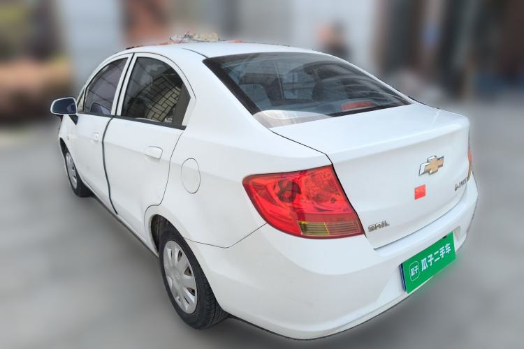 Used Chevrolet Sail 2013 Hatchback 1.4L Manual Enjoyment Edition Rear Left 45 Deg
