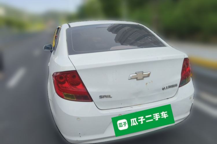 Used Chevrolet Sail 2013 Sedan 1.4L AMT Enjoy Edition Rear Left 45 Deg
